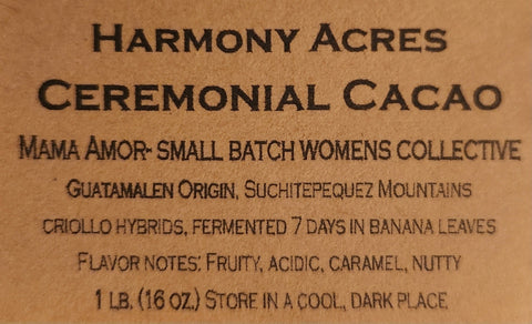 Ceremonial Cacao 16 oz.