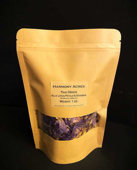 Blue Lotus petals and stamens bulk