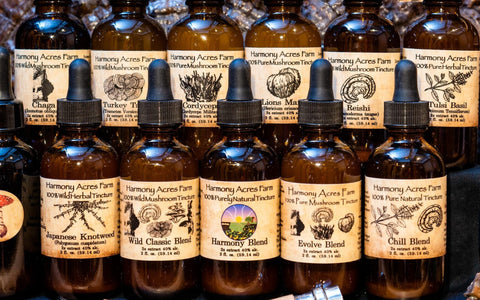 Water/alcohol tinctures